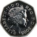 50 Pence (250th publication anniv.of Samuel Johnson's Dictionary)