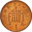 1 Penny (Crowned Portculllis - Magnetic)