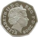 50 Pence (Sitting Libertine "Britannia" - Platinum edition)
