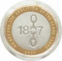 2 Pounds (Abolishment of the Slave Trade. Silver Piedfort)