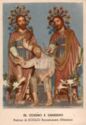 "Cosmas and Damian Martyrs", Sciglio, Roccalumera, La Litografica F. Quagliata - Messina (IT), Sicily - Saints (M)