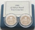 2 Pounds (Proof set 1989 Silver)