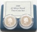 2 Pounds (Proof set 1989 Silver)