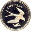 1 Cent (Avifauna of Belize - Swallow-tailed kites - Silver edition)