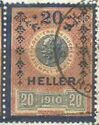 Stempel Marke 1910 20 heller