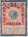 Stempel Marke 1910 24 heller