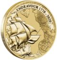 1 Dollar (Navigating History - Endeavour. Coin & Stamp)