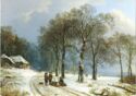 'Winterlandschap' Barend Cornelis Koekkoek