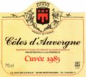 CĂ´tes d'Auvergne VDQS - La cave des coteaux 1985