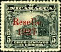 National Palace Overprinted Resello 1927