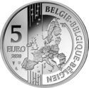 5 Euro (185th Anniversary of the First Train Line on European Mainland)