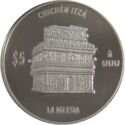 5 Pesos (Chichén Itzá - La Iglesia. No date)