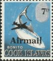 Longtail Tuna (Thurrus tonggol)l overprinted and surcharged