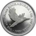 1 Dollar (Australian Kookaburra- Reeded)