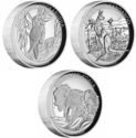 1 Dollar (Set 2014 Kookaburra Kangaroo Koala High Relief)