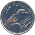 10 Dollars (Avifauna of Belize - Ringed Kingfisher)