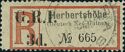 Registration Label for Herbertshöhe - Surcharged