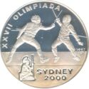 10 Pesos (XXVII Sumer Olympic Games 2000 Sidney - Fencing)