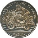 1 Crown (Centenary of the TT Motorcycle Races, Stanley Woods)