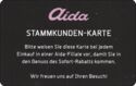Aida - Stammkunden-Karte