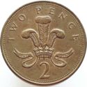 2 Pence (Badge of Prince of Wales - Magnetic)