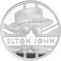 1 Pound (Music Legends - Elton John. Silver)