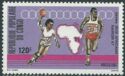 Basketball, running & Africa map