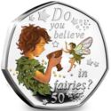 50 Pence (Peter Pan and Tinker Bell - Silver)