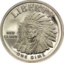 1 Dime (Mesa Grande Tribe, Red Cloud)