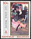 Marcelle Lender by Henry de Toulouse-Lautrec (overprinted)