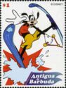 Goofy in Yellow Shorts Waterskiing