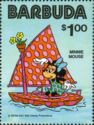 Minnie Mouse in Sailing Boat