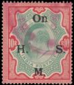 King Edward VII - Overprint "On H.M.S."