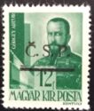 Artúr Görgey Overprinted Č.S.P. and Bars