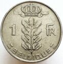 1 Franc (French legend - Coin alignment)