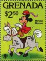 Minnie Mouse riding horse