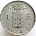 1 Franc (Flemish legend - Coin alignment)