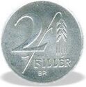 2 Fillér (0.72 g.)