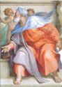 Vatican City. Sistine Chapel, The Prophet Ezekiel, Detail