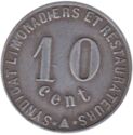 10 Centimes (Narbonne (Aude) – Syndicat Limonadiers et Restaurateurs)