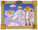Animated film characters in postage stamps - Young Hercules