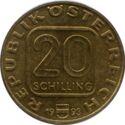 20 Schilling (Grafenegg Palace. Smooth edge)