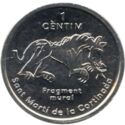 1 Cèntim (Art fragment of St. Marti de la Cortinado)