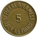 5 Centimes (Laon (Aisne) – American Bases. No date)