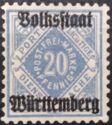 Overprint Volksstaat