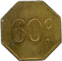 60 Centimes (Cannes (Alpes-Maritimes) – Brasserie du Casino. No date)