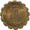 10 Centimes (Chambres de Commerce - Region Provençale. Essai aux quatre villes)