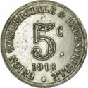 5 Centimes (Annonay (Ardèche) – Union commerciale et industrielle)