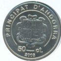 50 Cèntims (Map of Andorra)