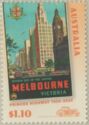 Vintage Melbourne Travel Poster